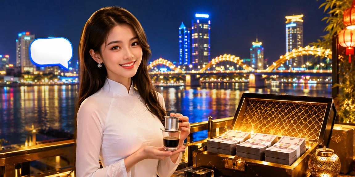 Cảnh cầu thủ và người chơi với nền vàng ấm áp tại Đà Nẵng